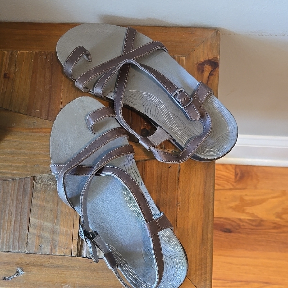 Brown Strappy Sandals